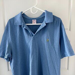 Brooks Brothers Men's L Performance Polo Light Blue
